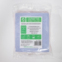 Набор вискозных салфеток универсальных Доляна, 30&times;34 см, 10 шт., плотность 80 г/м&sup2;, МИКС