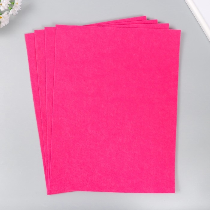 Фетр 2 мм Фетр 2 мм "Коралл" набор 4 листа 30х40 см