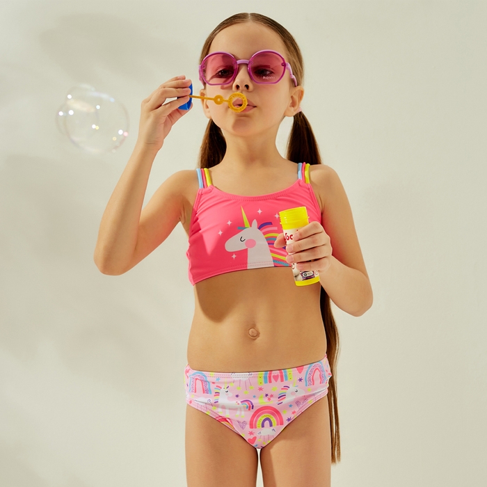 Купальный костюм детский KAFTAN Купальный костюм детский KAFTAN "Единорог" рост 122-128 (34)