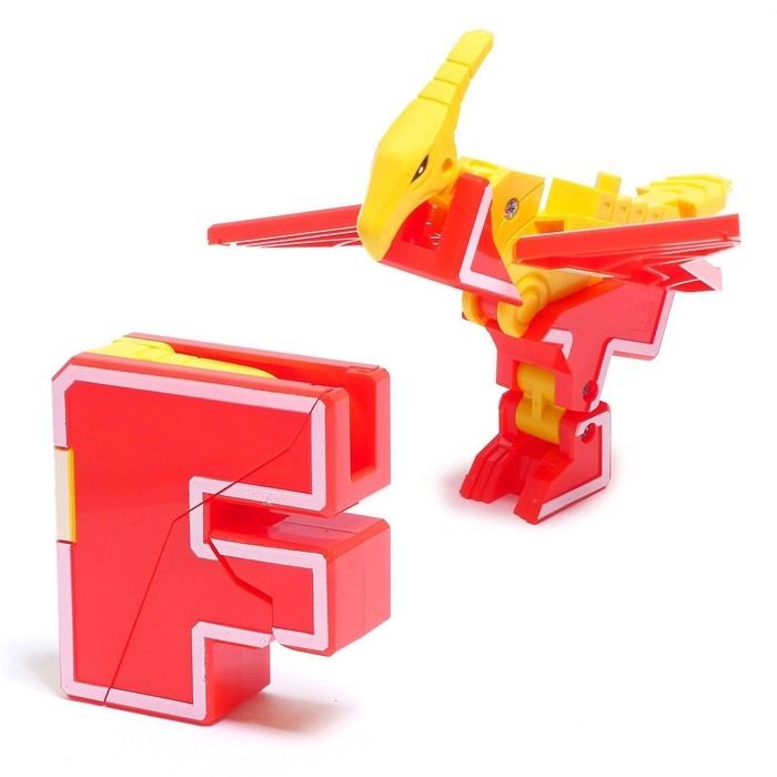 Робот «Дино-буква», трансформируется в динозавра, МИКС Робот «Дино-буква», трансформируется в динозавра, МИКС