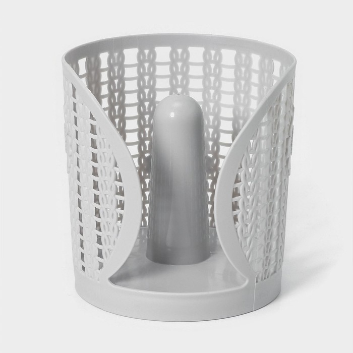 Держатель для бумажных полотенец &laquo;Вязание&raquo;, 13,5&times;14 см, цвет МИКС