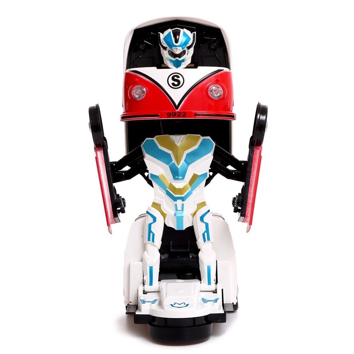 Робот &laquo;Ретро автобус&raquo;, световые и звуковые эффекты, трансформируется