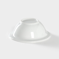 Тарелка фарфоровая &laquo;Сирень&raquo;, 550 мл, d=17 см, цвет белый