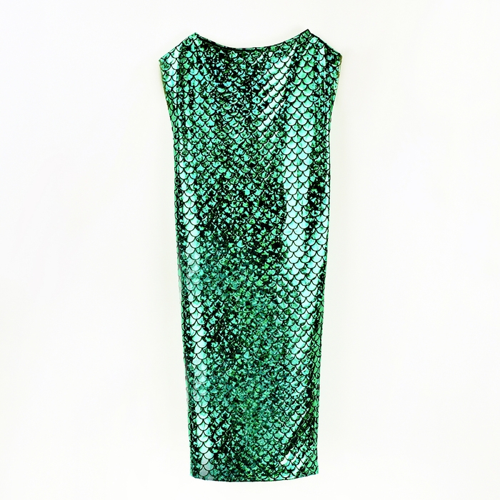 Карнавальный костюм Карнавальный костюм "Сверкающая змейка" платье рост 104-110 см, перчатки, маска