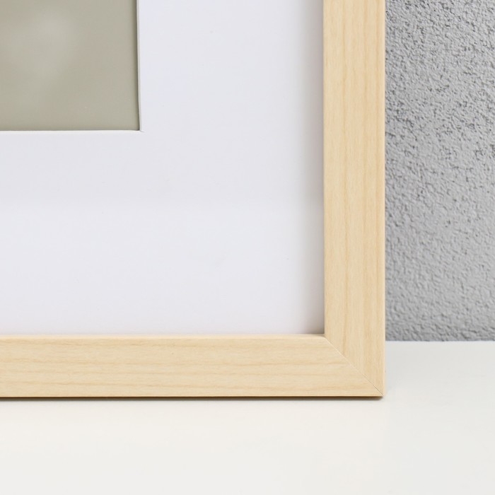 Фоторамка МДФ "Ellis" 30х40 см, с паспарту, натуральный 76717