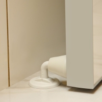 Дверной ограничитель LOCKLAND, изогнутый, цвет рисовый Дверной ограничитель LOCKLAND, изогнутый, цвет рисовый