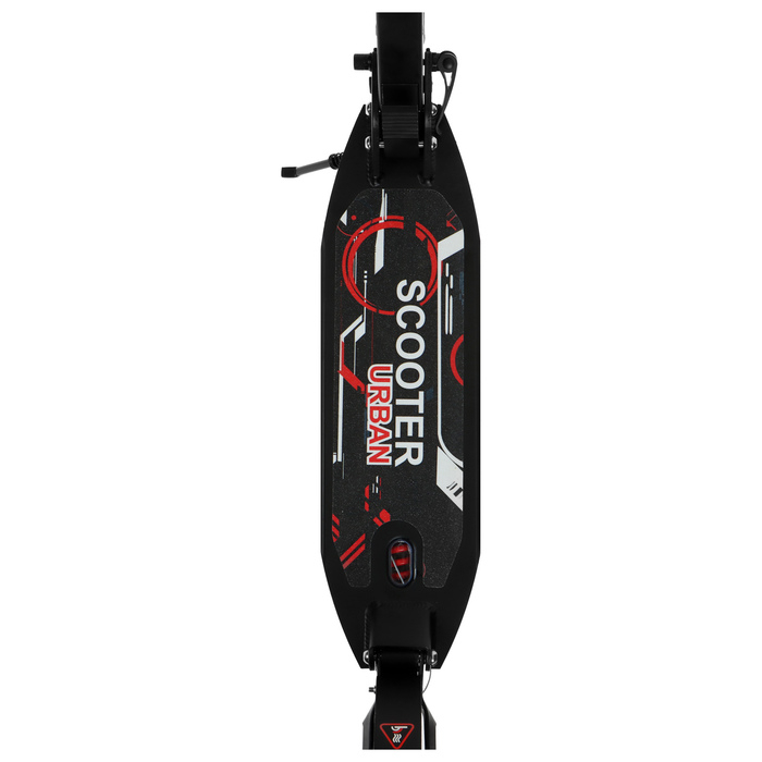 Cамокат городской GRAFFITI Technology 200, складной, колёса PU 200 мм, ABEC 7, амортизатор задний, цвет чёрный Cамокат городской GRAFFITI Technology 200, складной, колёса PU 200 мм, ABEC 7, амортизатор задний, цвет чёрный