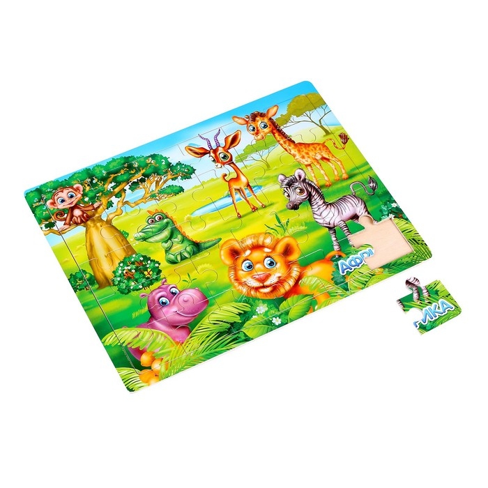 Пазл большой &laquo;Африка&raquo;, 30 элементов