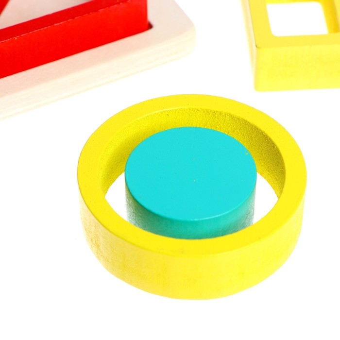 Детский развивающий набор 2 в 1 &laquo;Геометрические фигуры&raquo;