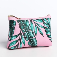 Набор косметичек 2 в 1 на молниях, цвет розовый Набор косметичек 2 в 1 на молниях, цвет розовый