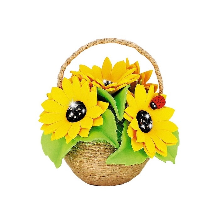 Набор для творчества топиарий &laquo;Подсолнухи в корзине&raquo;, 8+
