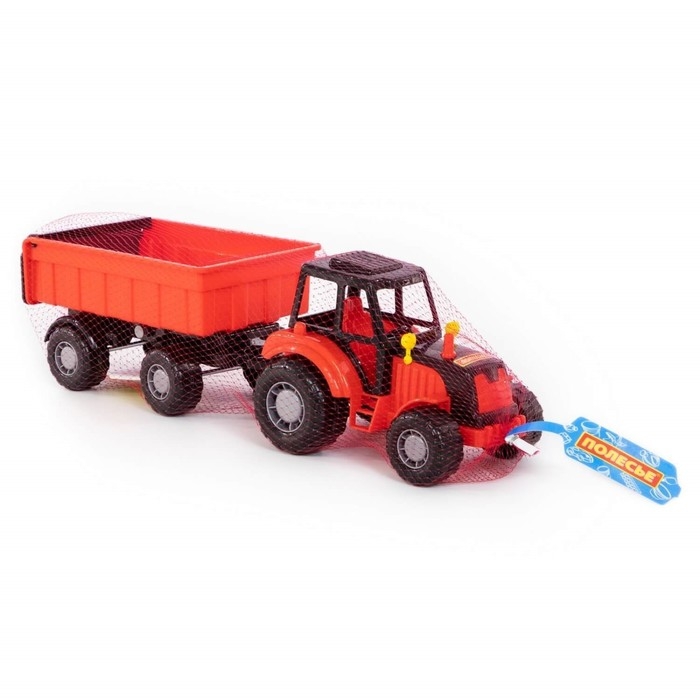 Трактор &laquo;Мастер&raquo;, с прицепом №1, цвета МИКС