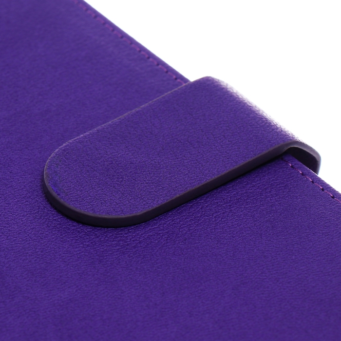 Ежедневник недатированный А5, 140л, клетка, к/зам, с ручкой, в подар. короб., Фиолетовый