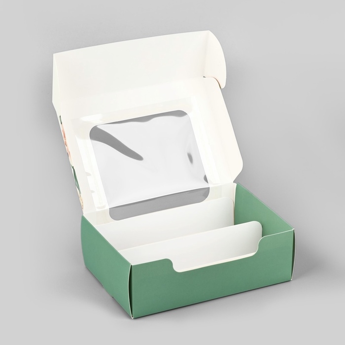 Коробка для эклеров с вкладышами &laquo;Самой милой&raquo;, 15 х 10 х 5 см