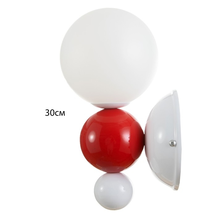 Светильник Светильник "Луиджи" LED 7Вт 3000-6000К бело-красный 12х25 см