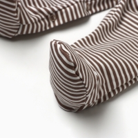 Комбинезон детский с закрытыми ножками "Мишка", цвет бежевый, рост 56