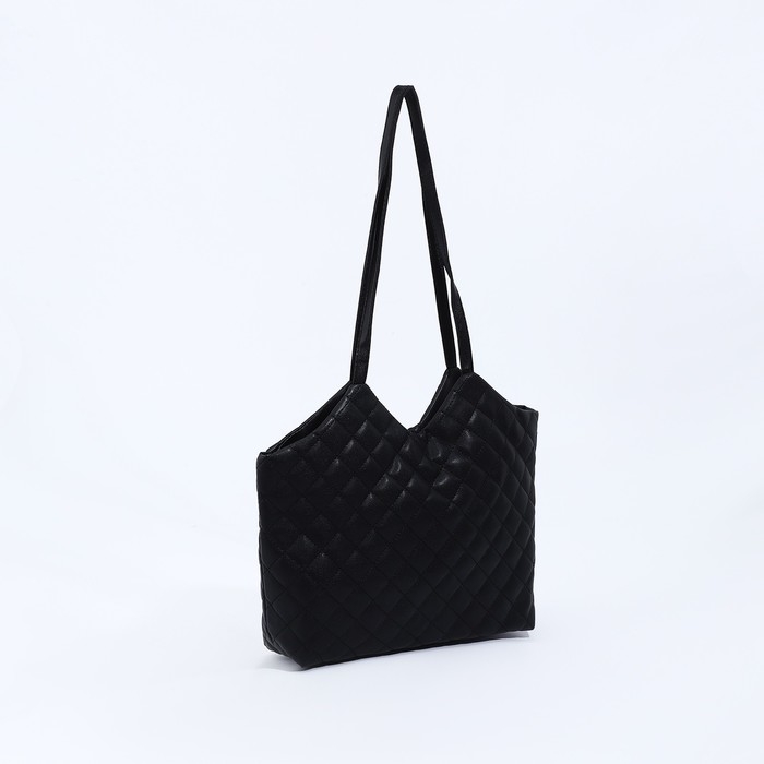 Сумка женская тоут на магните, цвет чёрный Сумка женская тоут на магните, цвет чёрный