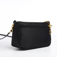 Сумка женская кросс-боди на молнии, цвет чёрный Сумка женская кросс-боди на молнии, цвет чёрный