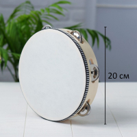 Бубен «Классика», 12 тарелок, 20 × 20 × 4,3 см Бубен «Классика», 12 тарелок, 20 × 20 × 4,3 см