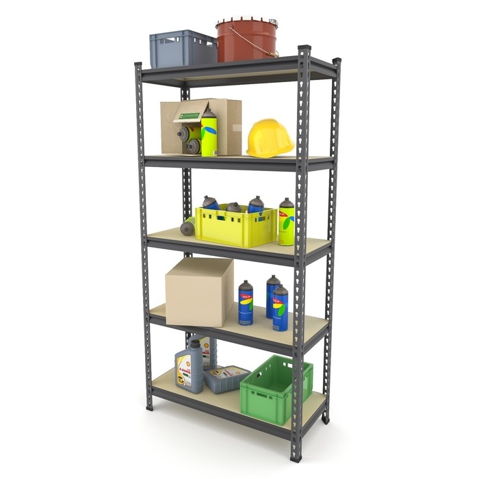 Стеллаж Стеллаж "Everest Beamy Simple-D16" нагрузка на полку - 250 кг, 180 х 90 х 40 см