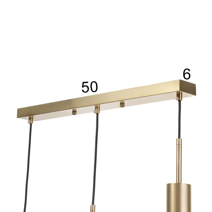 Светильник BayerLux Подвес BayerLuxной "Комус" 3хLED 18Вт 4000К золото 50х5х30-180см