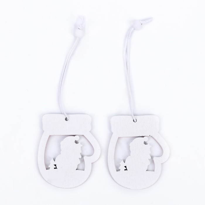 Набор подвесок &laquo;Варежки&raquo;, 2 шт.