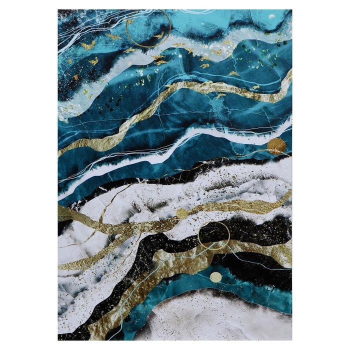 Картина на холсте Картина на холсте "Абстракция. Блистание" 50х70 см