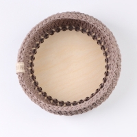 Корзинка "Малышка", 16 х 7,5 см, кофейный, хлопок Корзинка "Малышка", 16 х 7,5 см, кофейный, хлопок