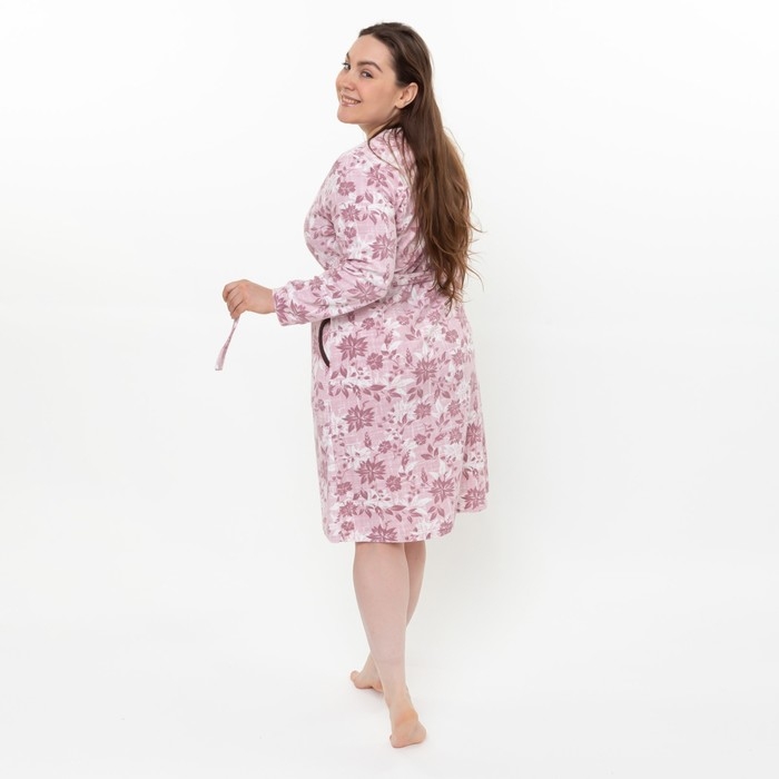 Халат женский, цвет пудровый, размер 46 Халат женский, цвет пудровый, размер 46