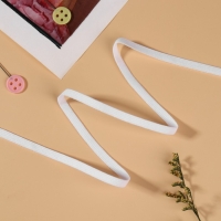 Резинка для укрепления кружева, 5 мм, 10 &plusmn; 0,5 м, цвет белый