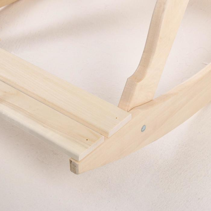 Кресло-качалка на ленте, 70&times;130&times;120см, из липы, "Добропаровъ"