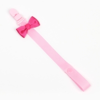 Держатель для соски - пустышки &laquo;Маленькая леди&raquo;, на ленте