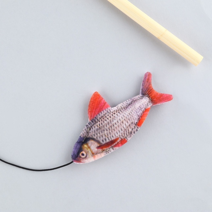 Дразнилка с игрушкой «Краснопёрка», 6,5см Дразнилка с игрушкой «Краснопёрка», 6,5см