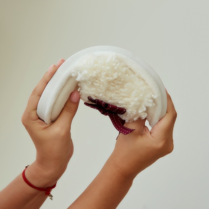 Тапочки женские с открытым носом, размер 36-37, бордовый бант Тапочки женские с открытым носом, размер 36-37, бордовый бант