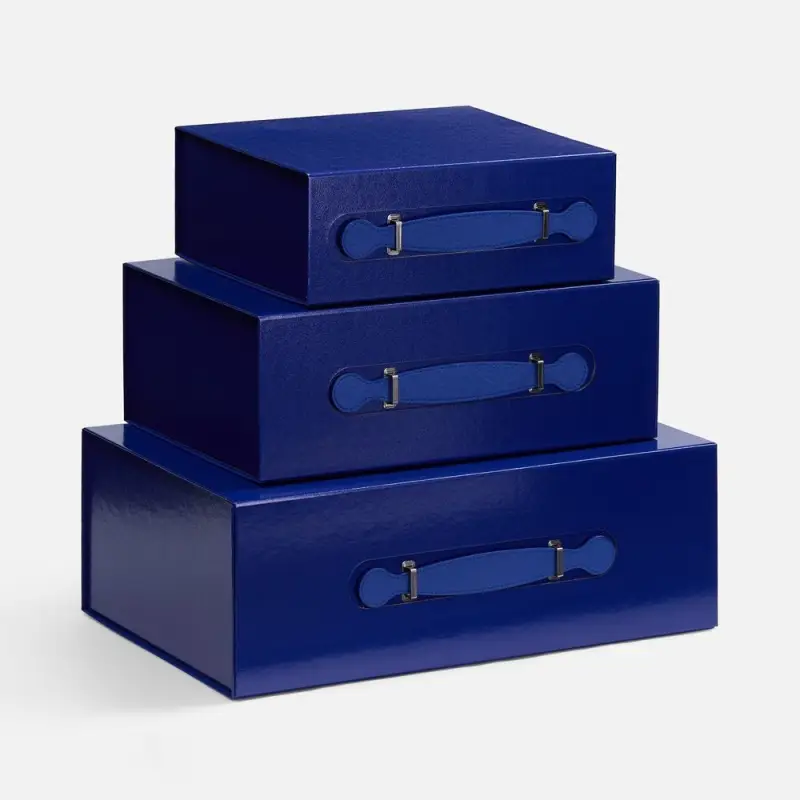 Коробка складная Holdfold, L, синяя