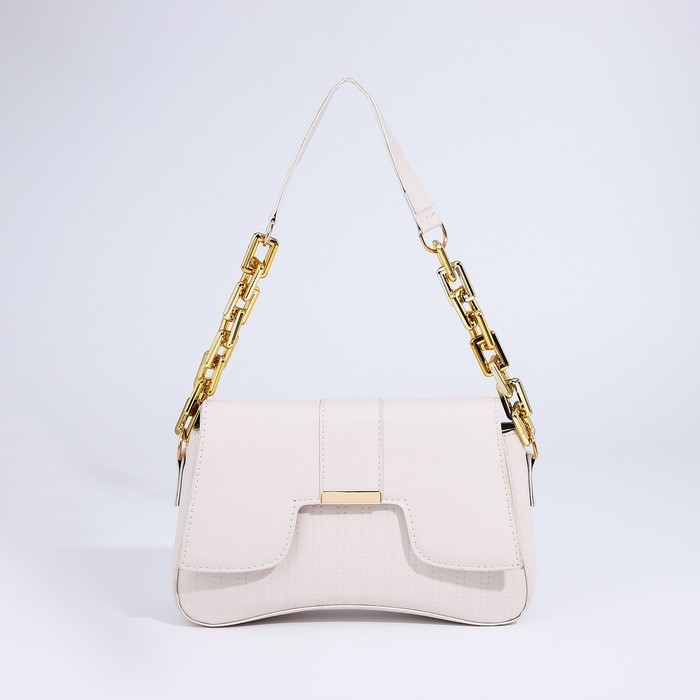 Сумка-мессенджер на магните, цвет молочный Сумка-мессенджер на магните, цвет молочный