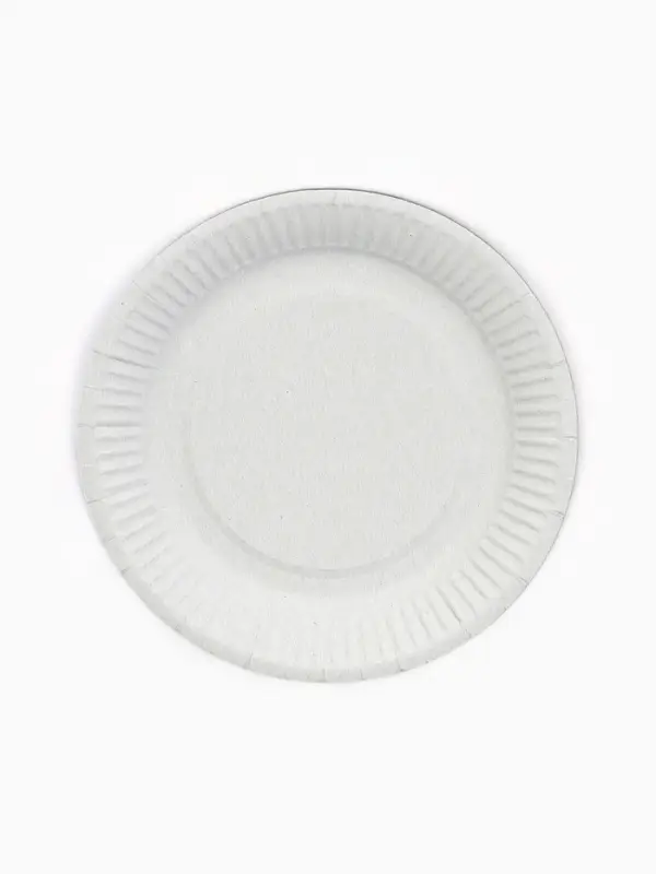 Тарелка одноразовая бумажная &laquo;Сиреневые цветы&raquo;, 23 см