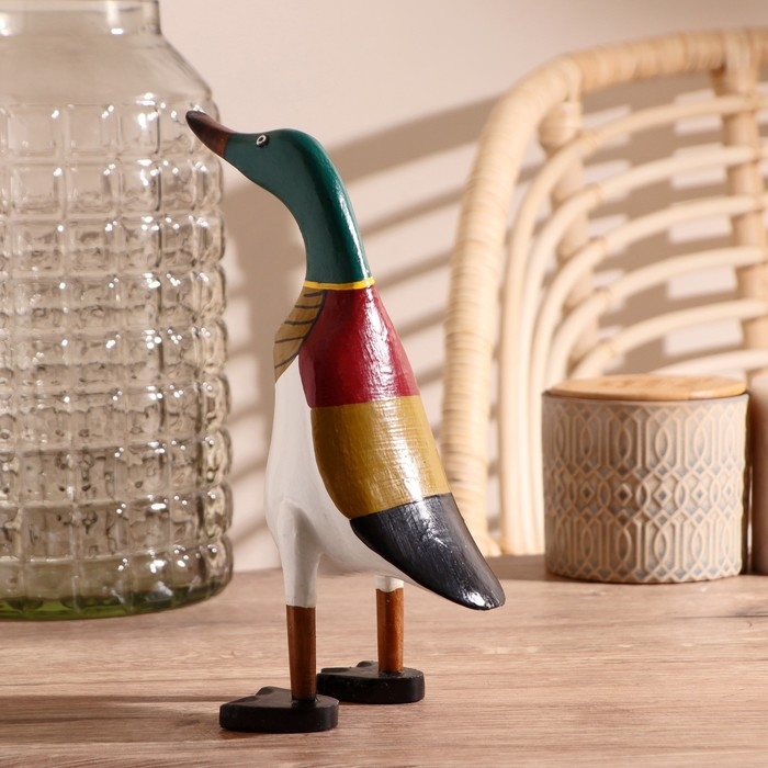 Сувенир дерево "Селезень" 13х12х23 см