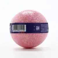 Бомбочка для ванны, 120 г, аромат клубники, КЛАДОВАЯ КРАСОТЫ