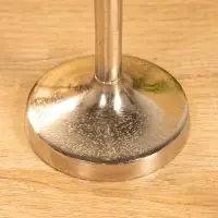 Подсвечник "Модэст" 9х9х27 см, алюминий, цв. серебро