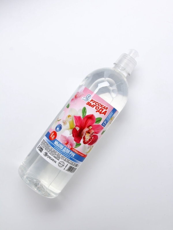 Русская Выгода Жидкое мыло свежая орхидея, 1000 мл