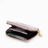 Кошелек жен 07-01-01 Июнь2550 бабочка, 8,5*2,5*10,5 см, 2 отд+отд/молн, д/карт, розовый