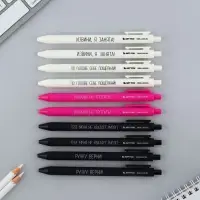 Ручка прикол шариковая синяя паста автоматическая 0,7 мм МИКС надписей &laquo;Дерзкие&raquo;