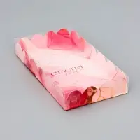 Коробка для печенья, &laquo;Счастья и любви&raquo;, 10.5&times;20&times;3 см