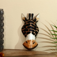 Маска "Зебра" албезия 19х9х4 см