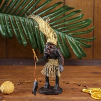 Сувенир &laquo;Абориген-рыбак&raquo;, 22 см, дерево