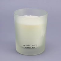 Свеча ароматическая в стекле "KIKIMORA", мох, шалфей и соль, 200 г