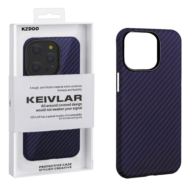 Чехол iPh 15 Pro Kevlar Purple K-DOO