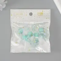 Подвеска для творчества акрил "Коктейль. Мята-кошка" светится в темноте 3,4х1,8х1,8 см