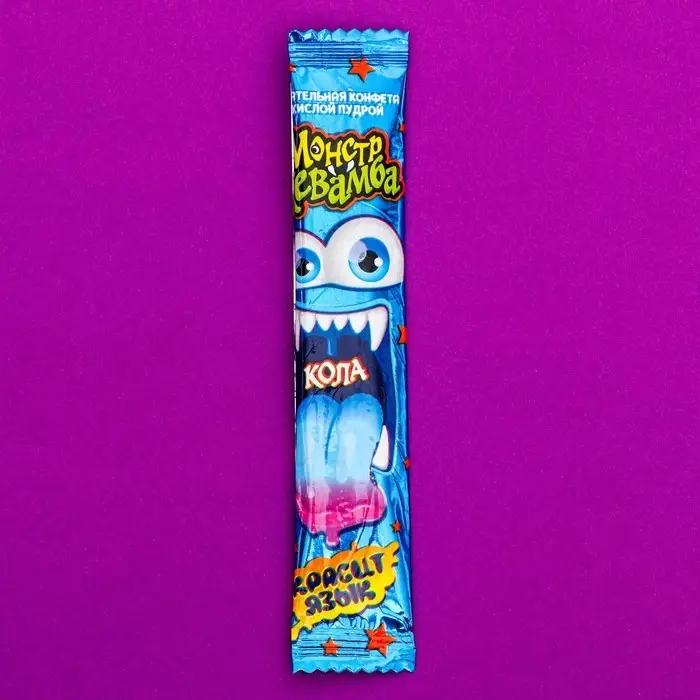 Хеллоуин. Жевательная конфета &laquo;Монстр Жевамба&raquo; ассорти, 8 г